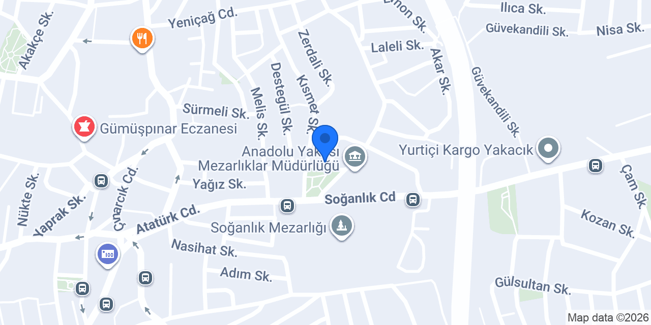 Hanimeli Ev Yemekleri konumu