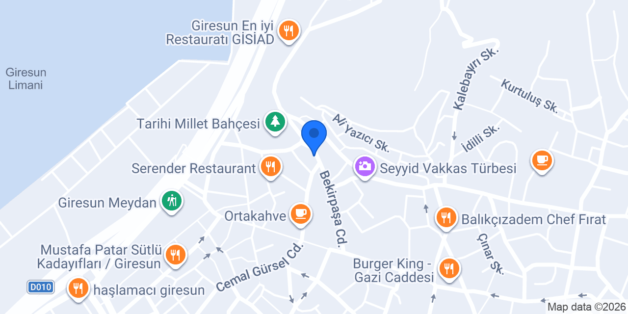 Işık Taksi konumu