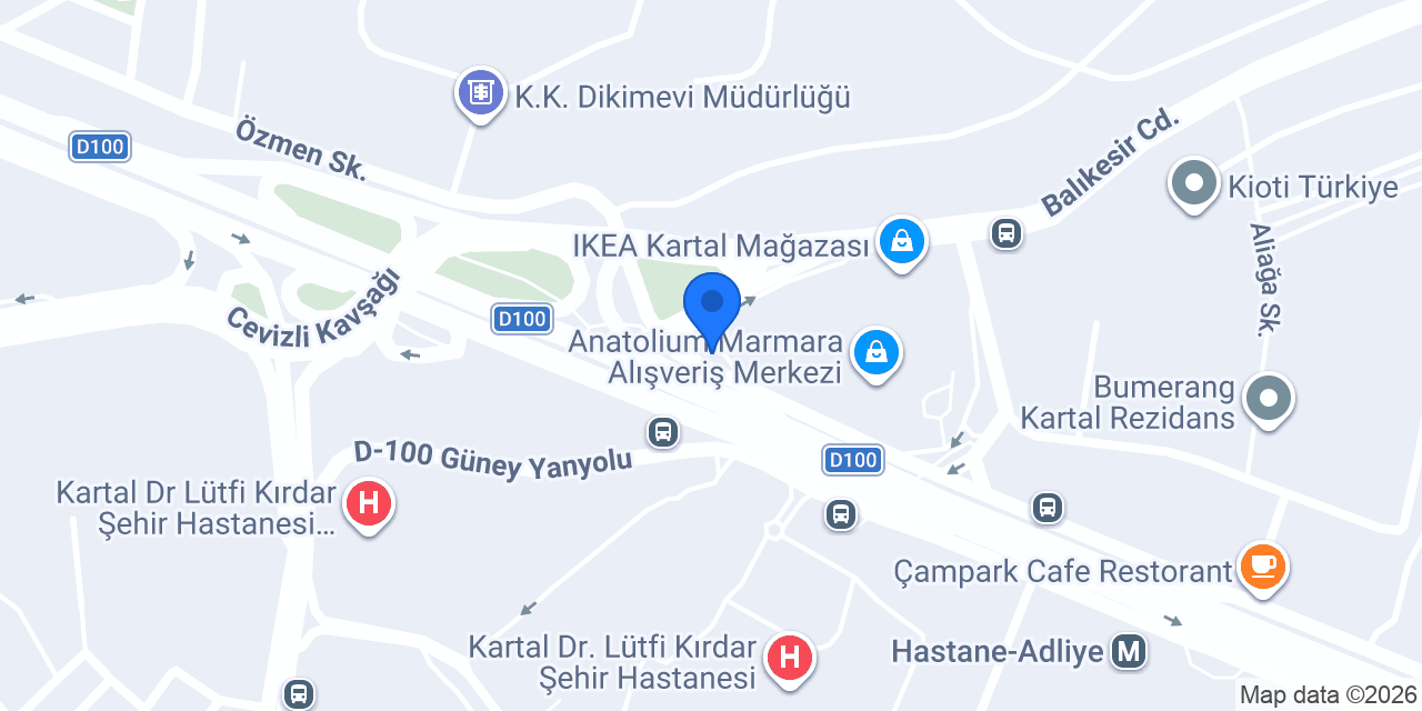 Arvato Kartal Ofis konumu