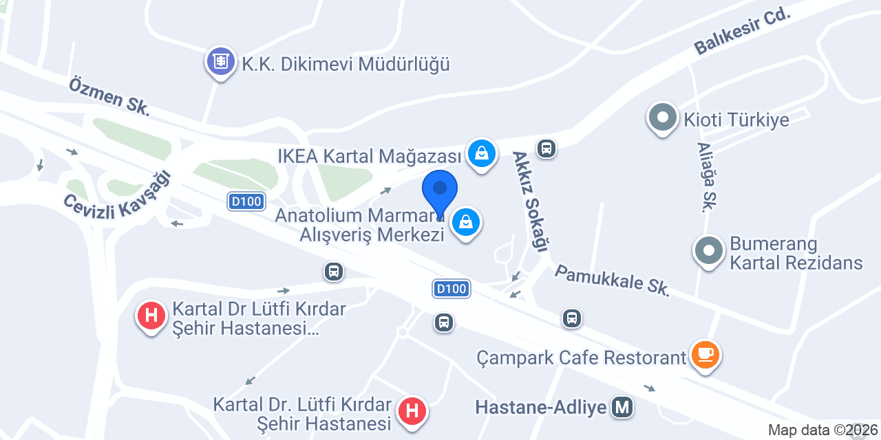 Özdilek Ev Tekstili konumu