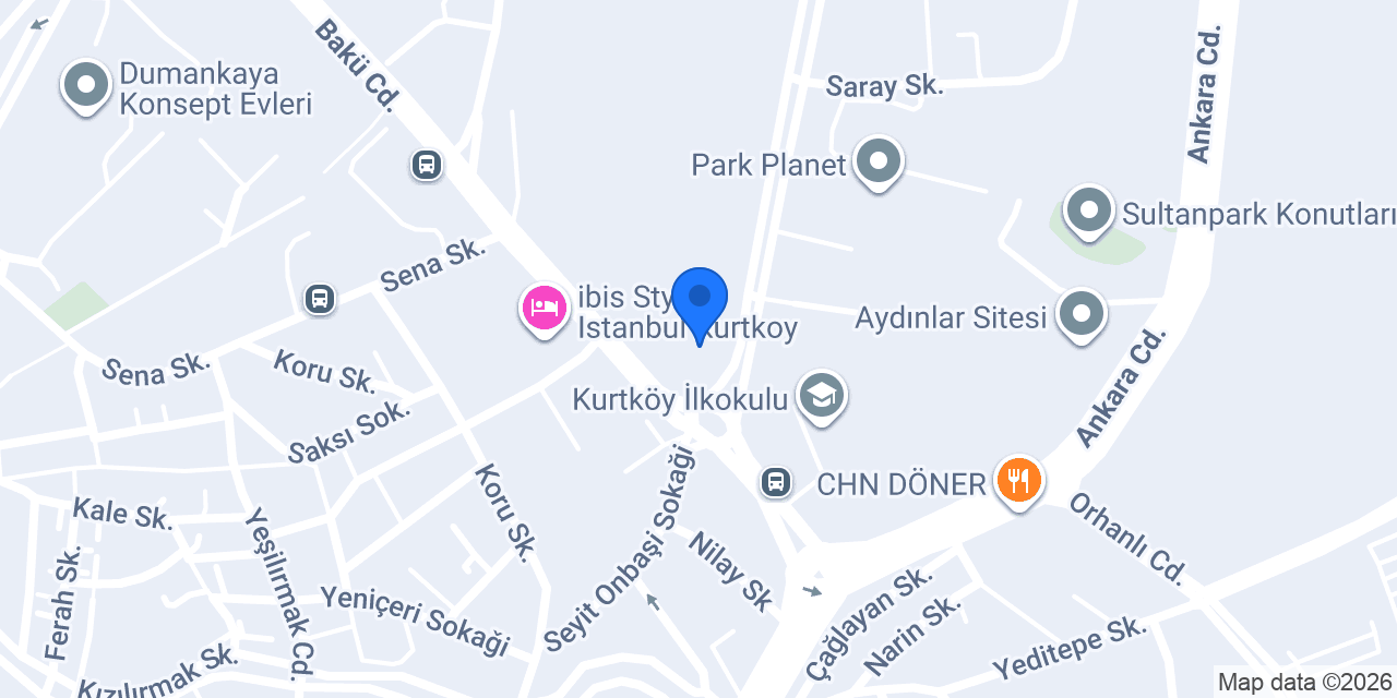 Op. Dr. Nilüfer Nihan Aslaner konumu