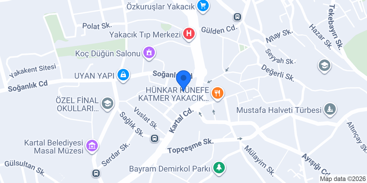 İstanbul Mersin Şef Tantuni konumu