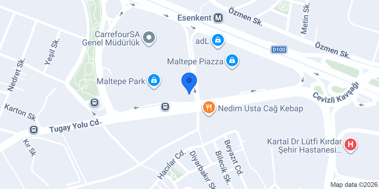ECZANE MALTEPE PARK konumu