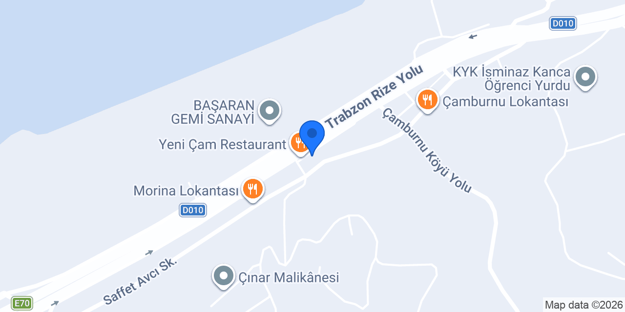 Ptt-çamburnu Şubesi konumu