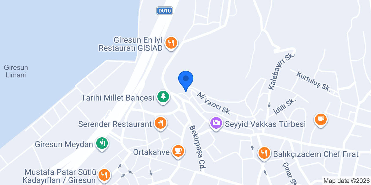 Urfa Lahmacun Diyarı Giresun konumu