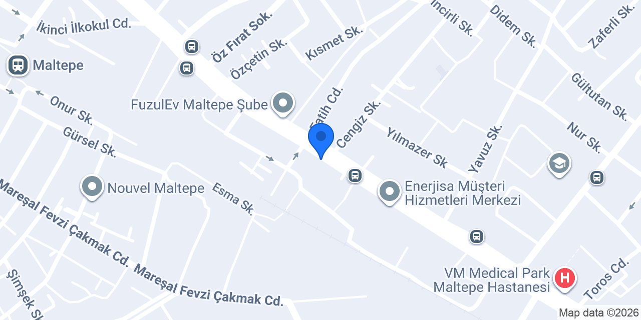 DenizBank Maltepe Şubesi konumu