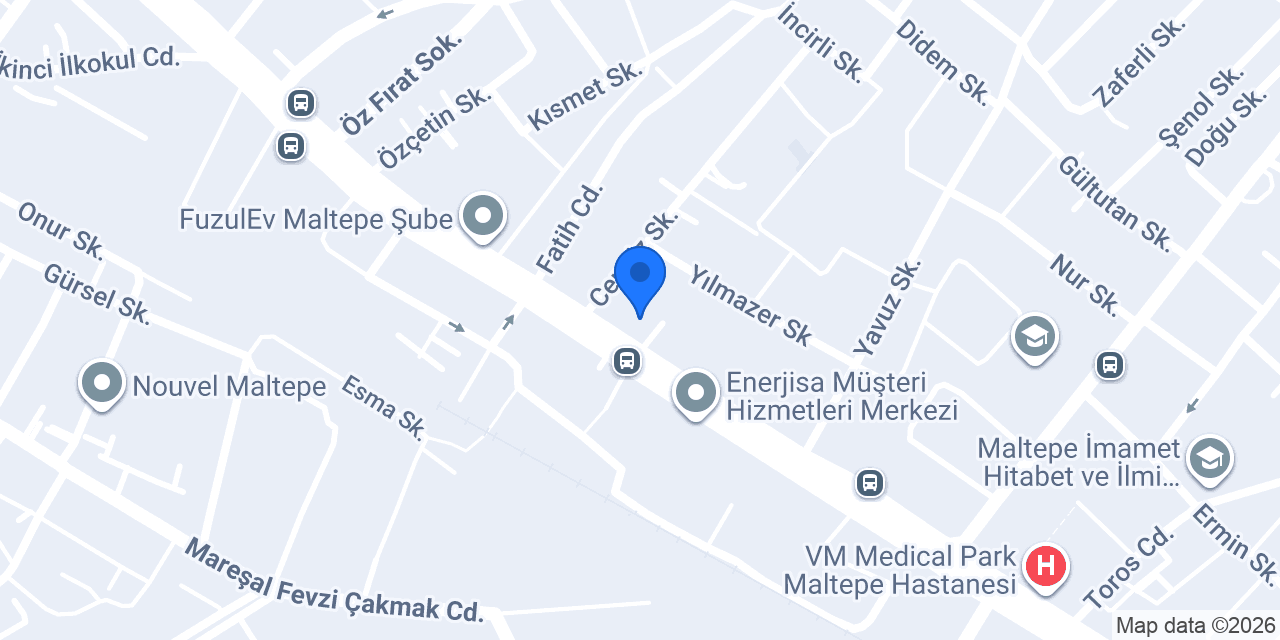 Maltepe sürücü kursu konumu