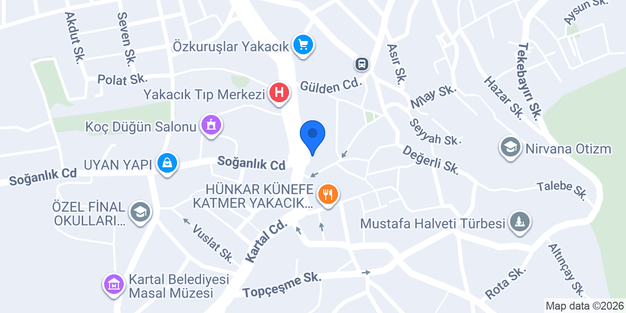 Diş Hekimi Ezgi Sert konumu