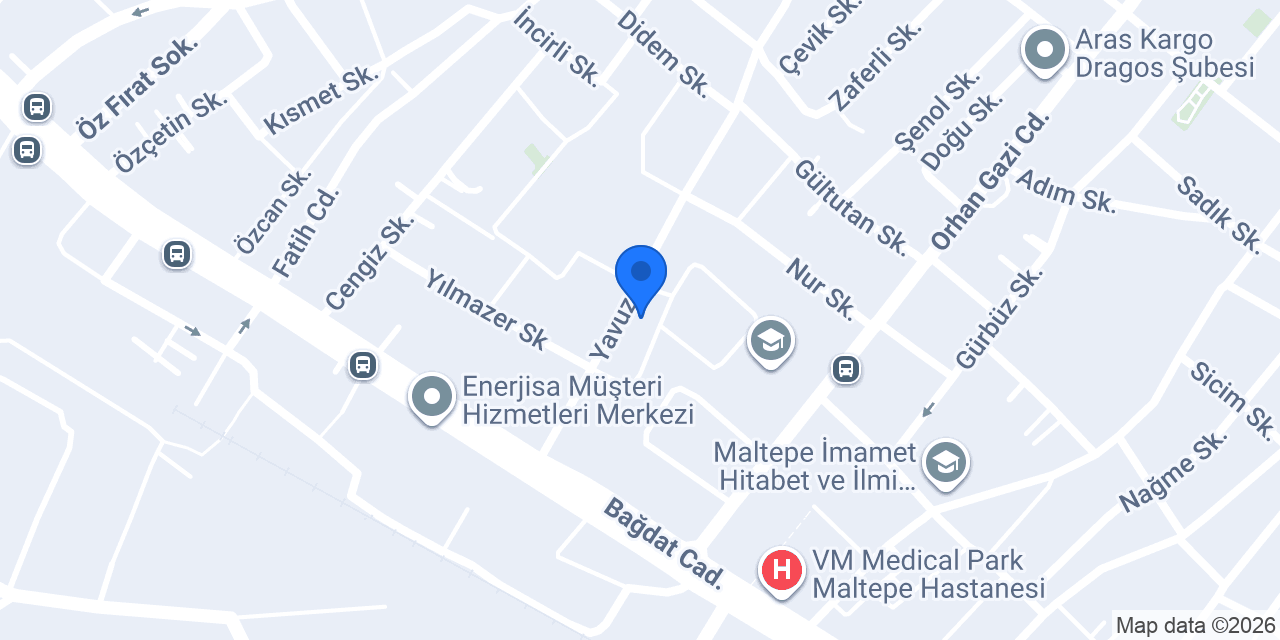Marfedo Dondurma Maltepe konumu