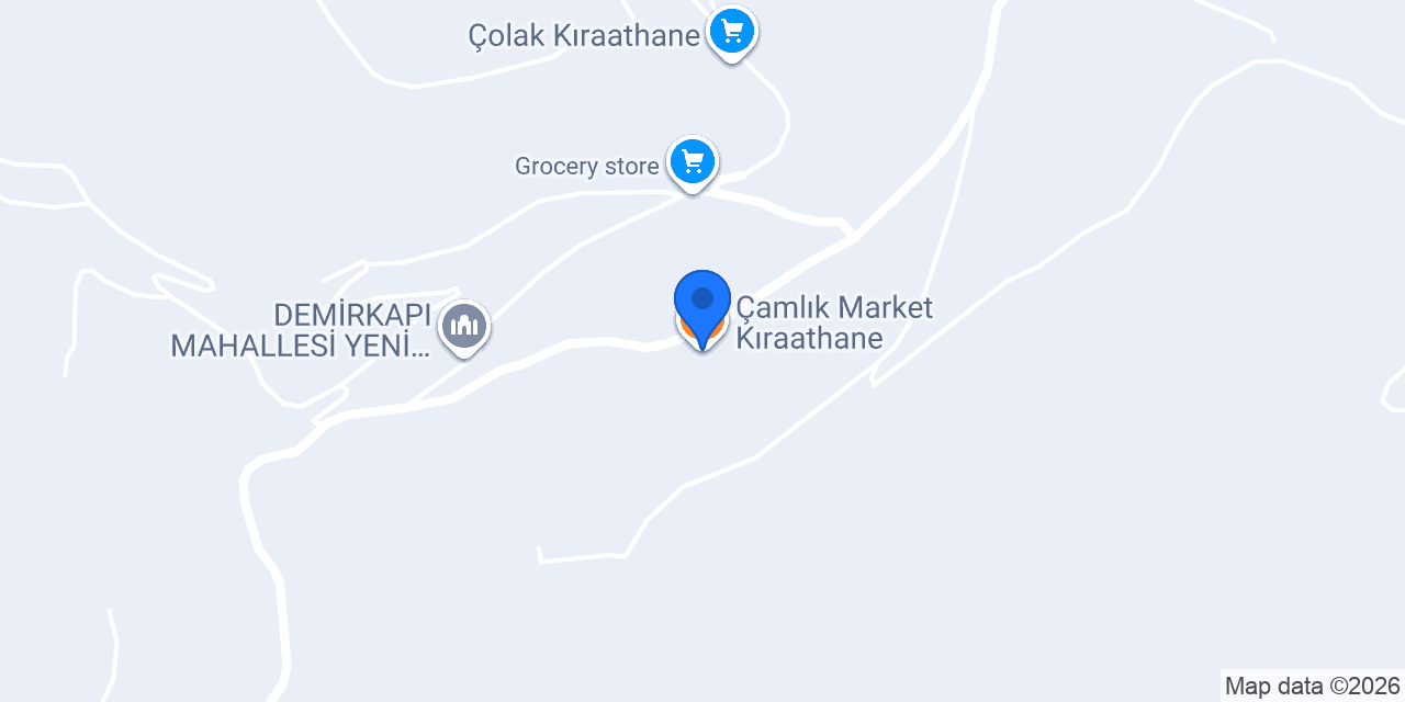 Çamlık Market Kıraathane konumu