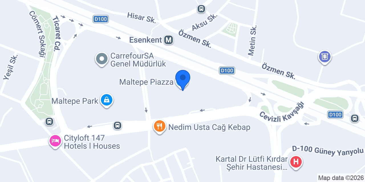 Mali Kuaför - Piazza konumu