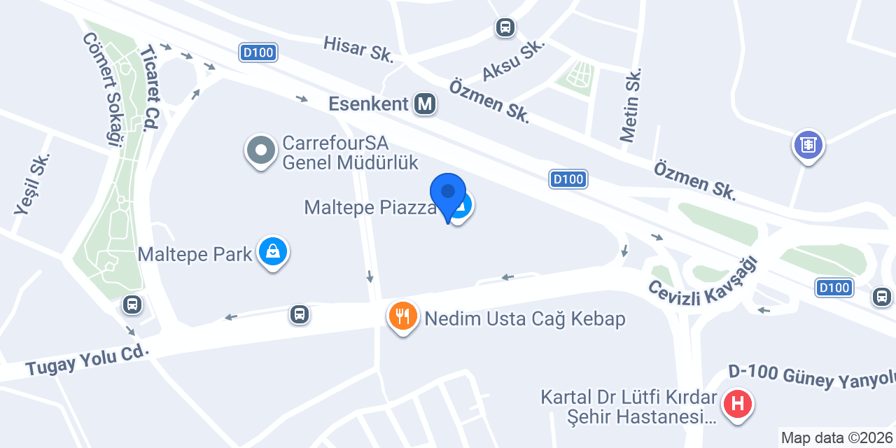 Piazza Avm Taksi konumu