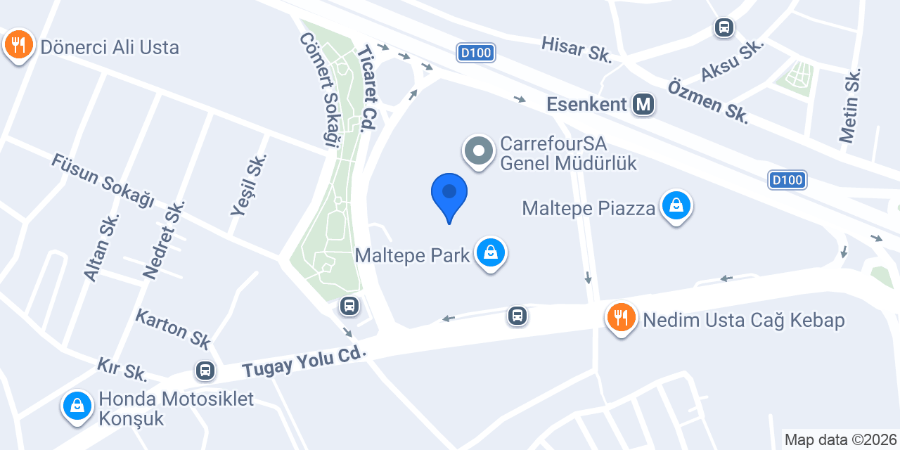 Kahve Dünyası - MaltepePark AVM konumu