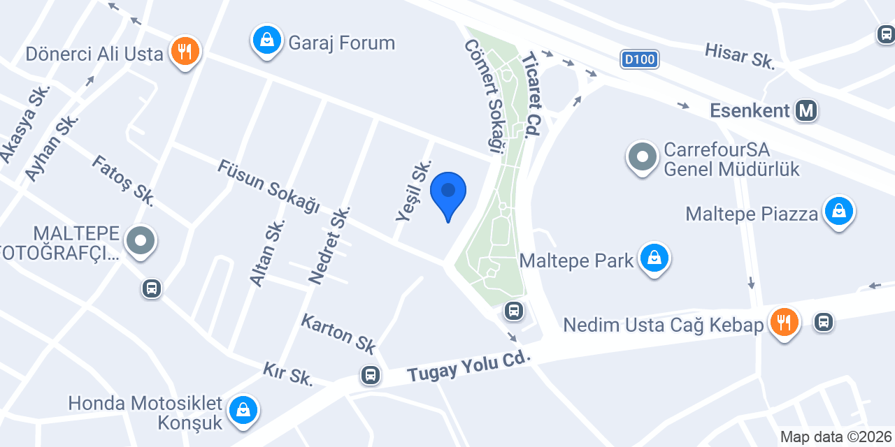 ERTEL FLEX BAĞLANTI ELEMANLARI konumu