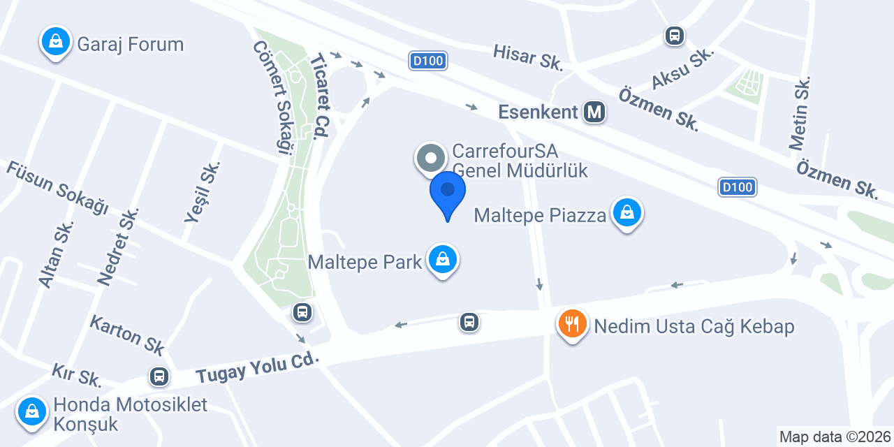 Robot Garajı konumu