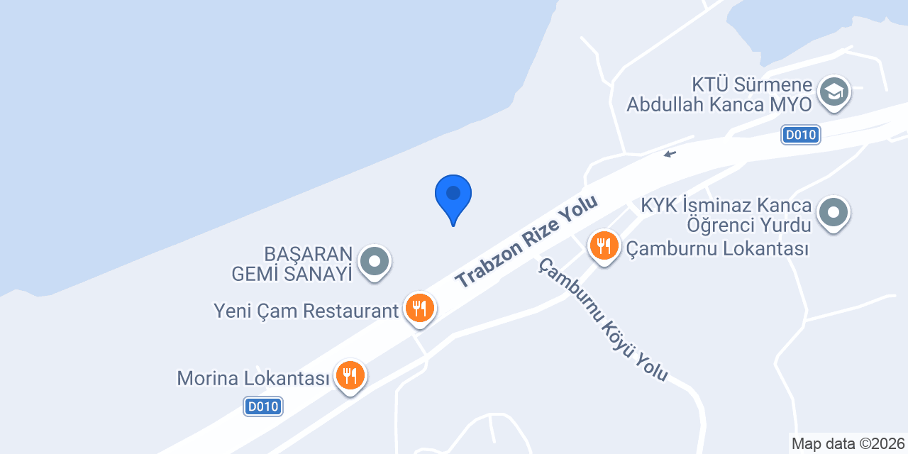 Memiş Usta Gemi Sanayi konumu