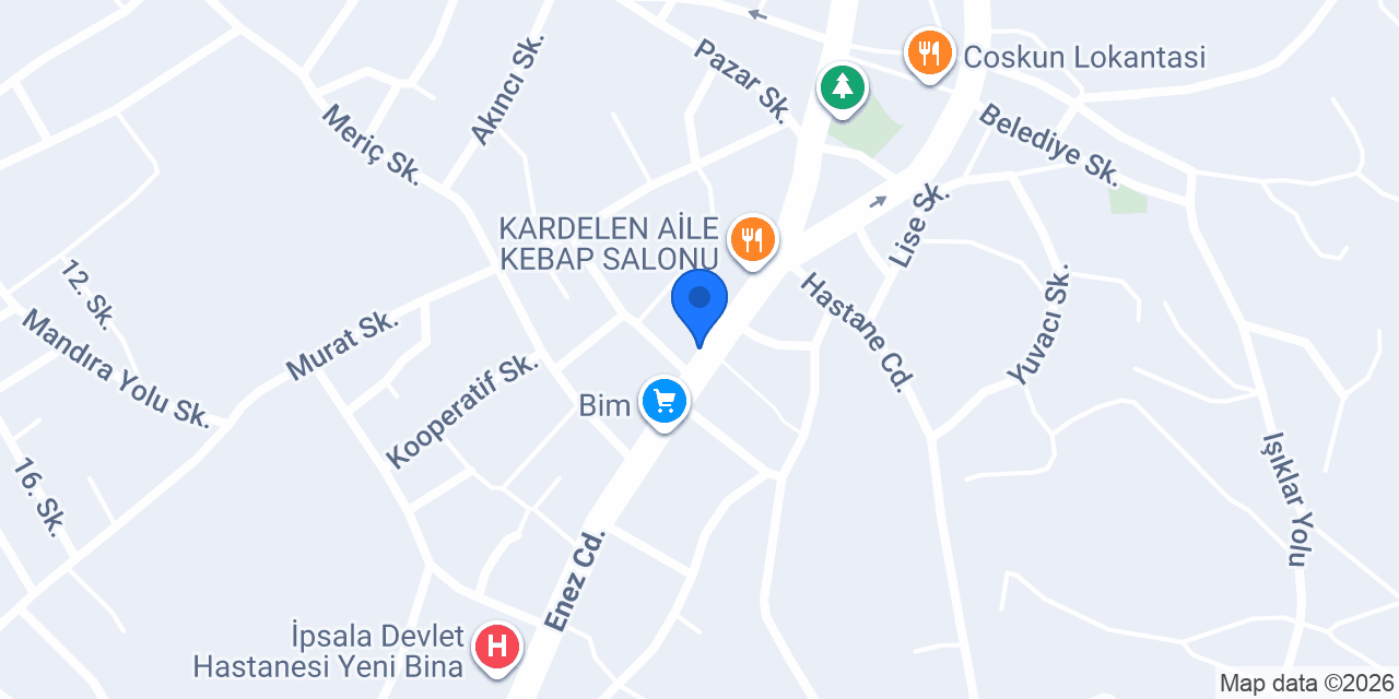 ŞIMARIK AVM İPSALA konumu