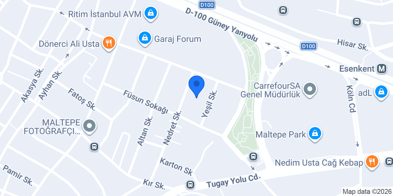 Endeks Gayrimenkul konumu