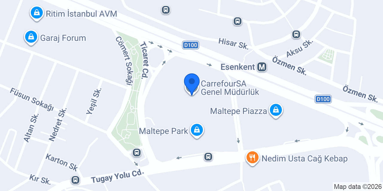 CarrefourSA Genel Müdürlük konumu