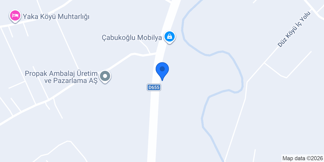 Çatana Mobilya konumu