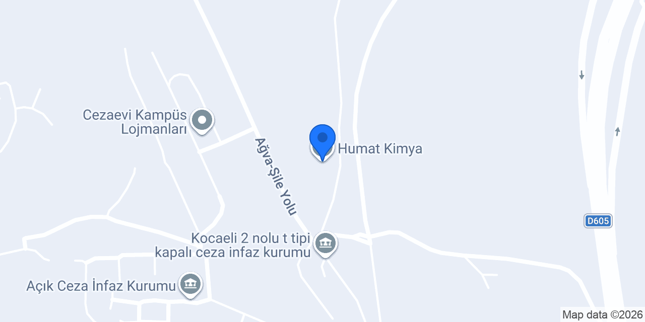 Humat Kimya Ltd konumu
