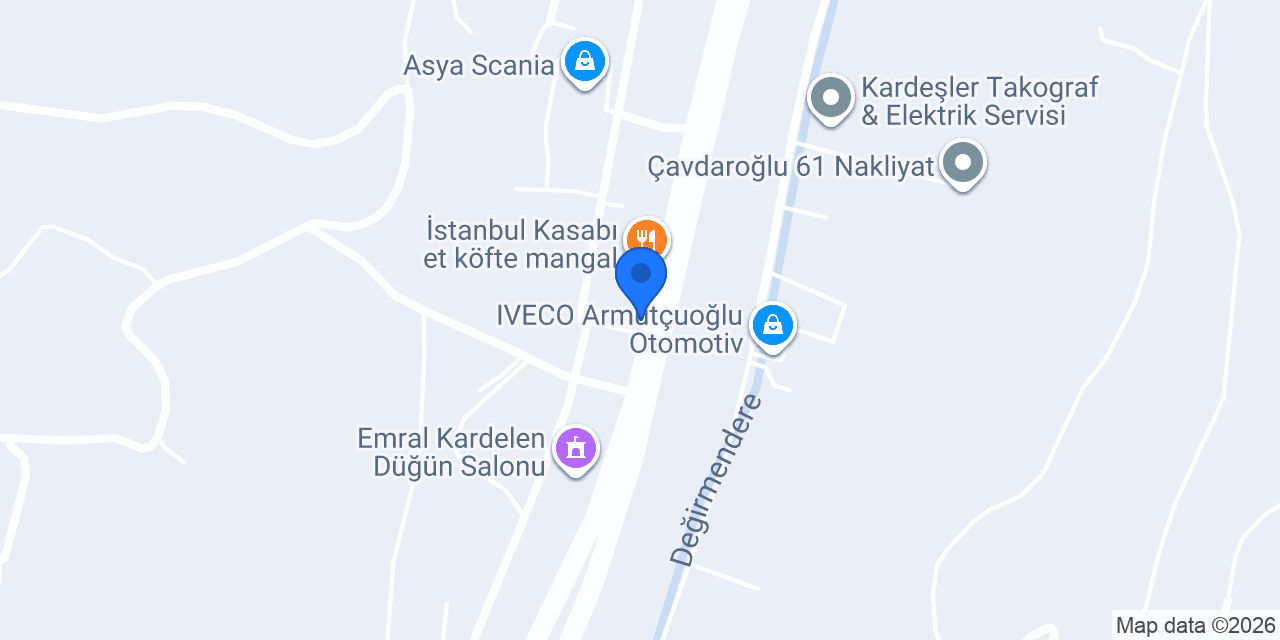 Meşhur Trabzon pidecisi konumu