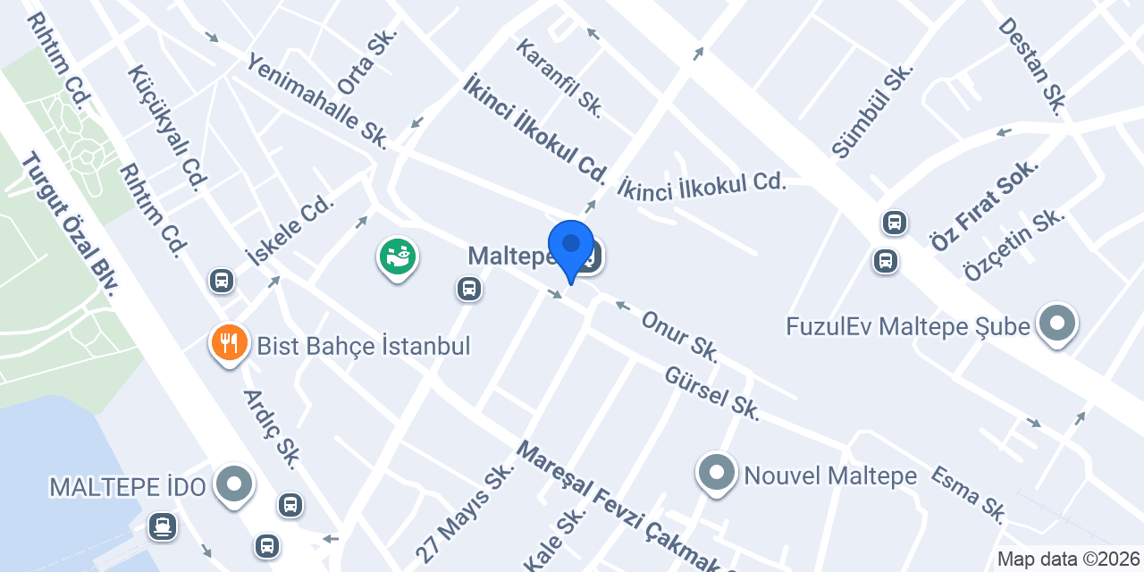 Maltepe Marmaray konumu