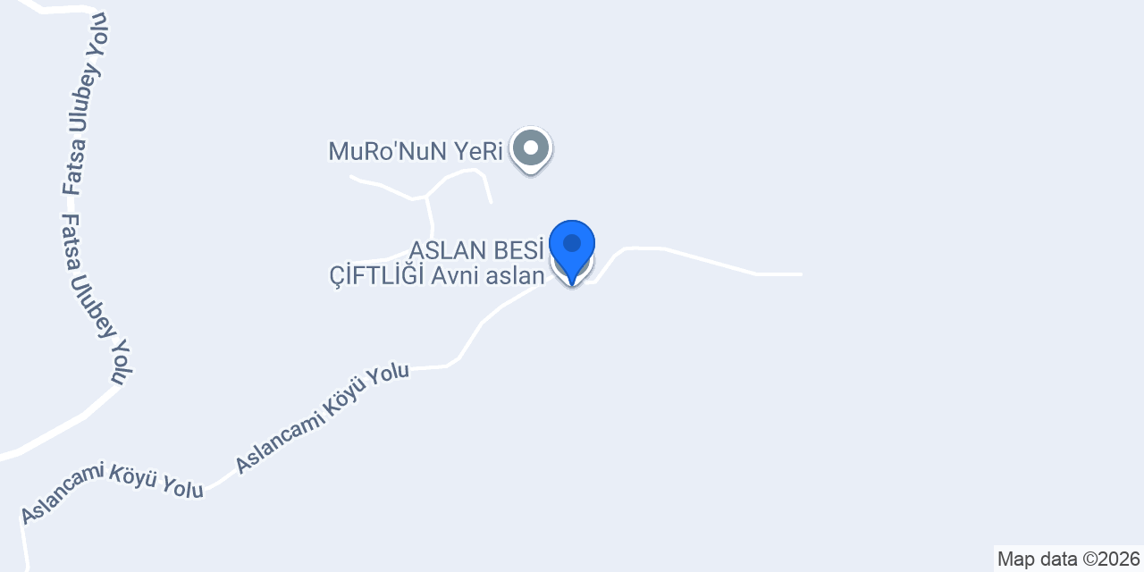 ASLAN BESİ ÇİFTLİĞİ Avni aslan konumu