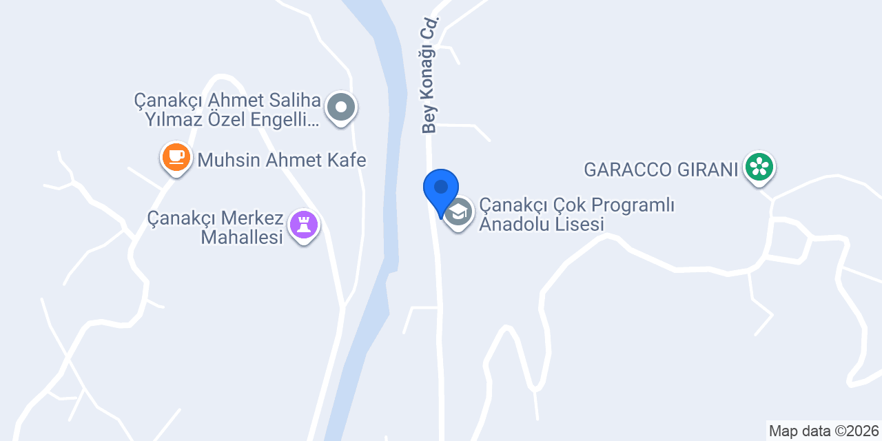 Çanakçı İlkokulu konumu