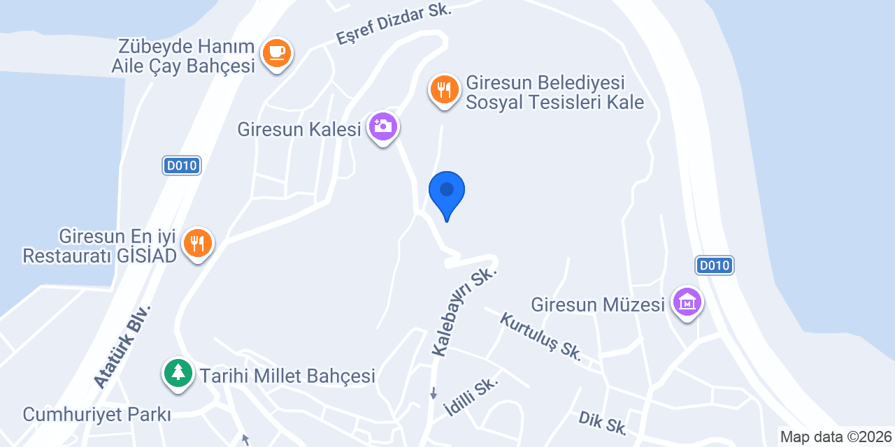 SündüSultan Kale Kafe konumu