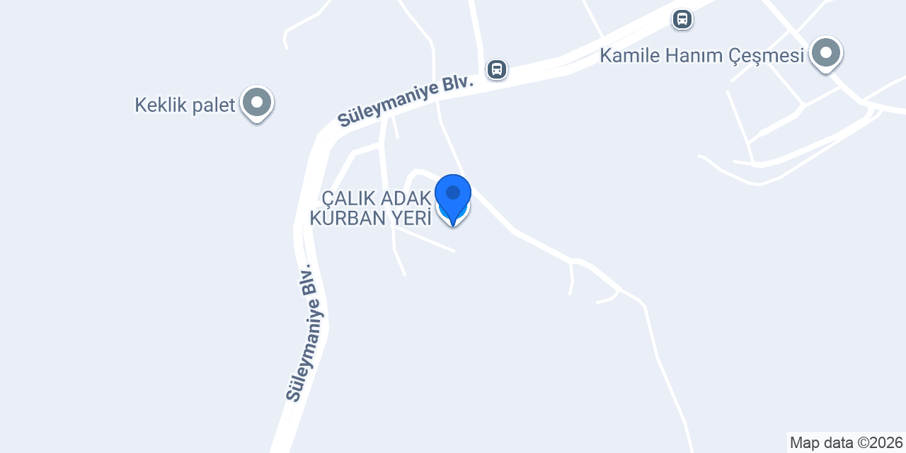 ÇALIK ADAK KURBAN YERİ konumu