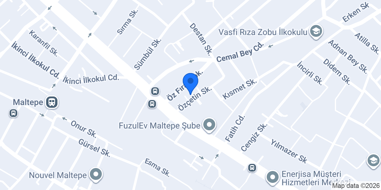 Çakmak Oto konumu