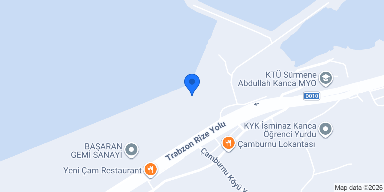 KılıçBey Tersanesi konumu