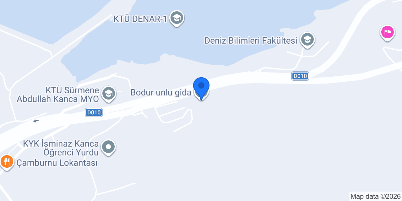 Bodur unlu gida konumu