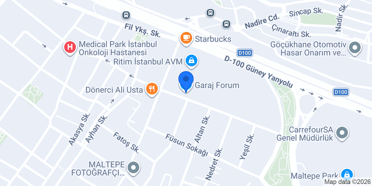 Garaj Forum konumu
