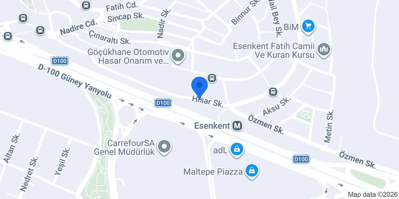Dünya Şehir Maltepe konumu