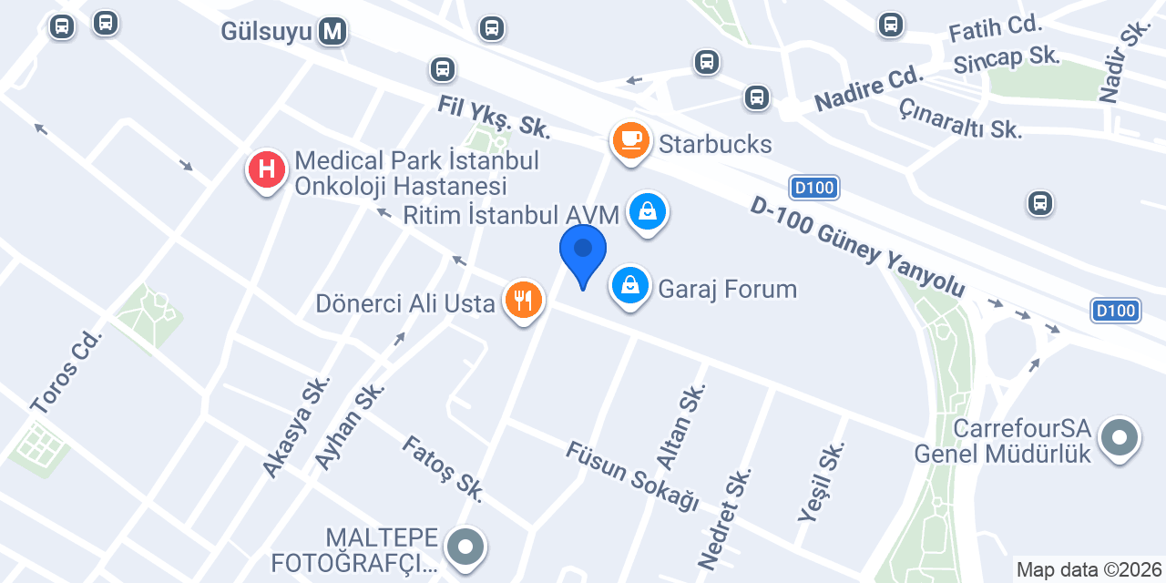 Orijinal Bafra Pide Maltepe konumu