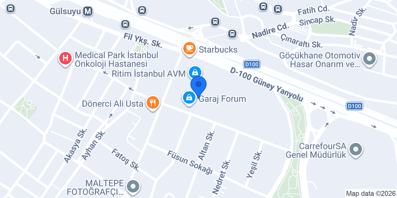 Maltepe Diyetisyen konumu
