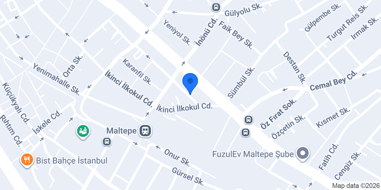 Maltepe Kaşe Toner konumu