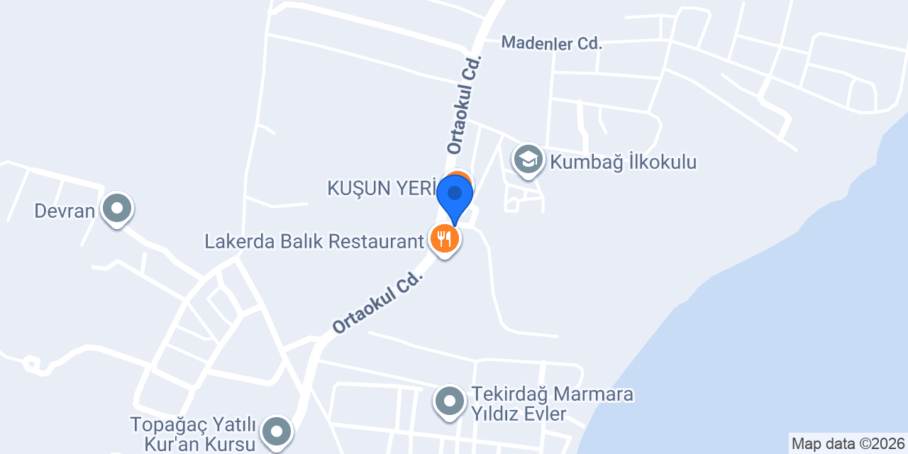 MEYZADE TEKIRDAG konumu