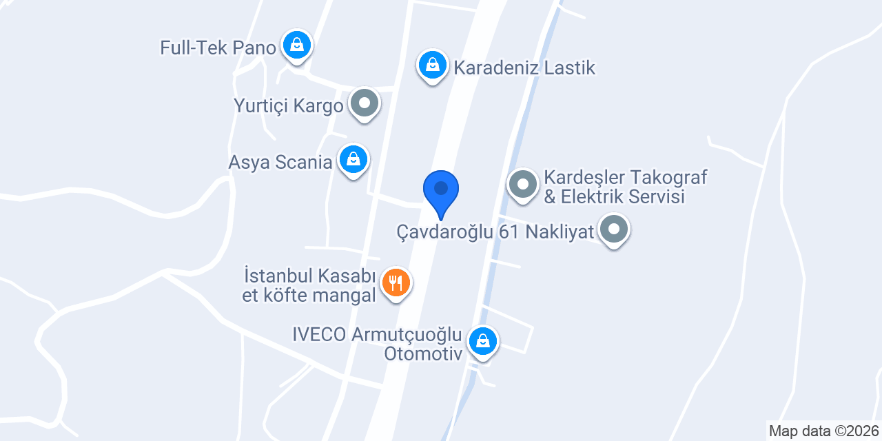 Iveco Armutcuoğlu konumu