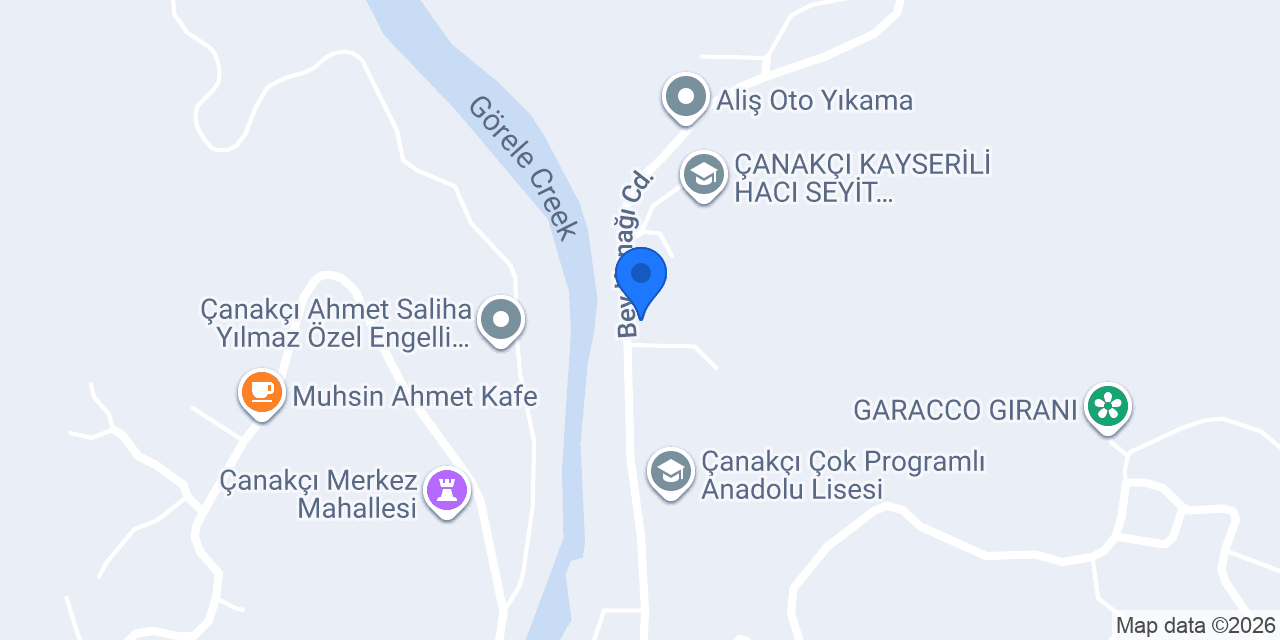 Tarım Kredi Kooperatifi Çanakçı Şubesi konumu