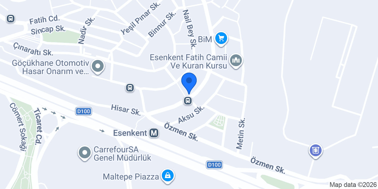 Tek Terzi konumu