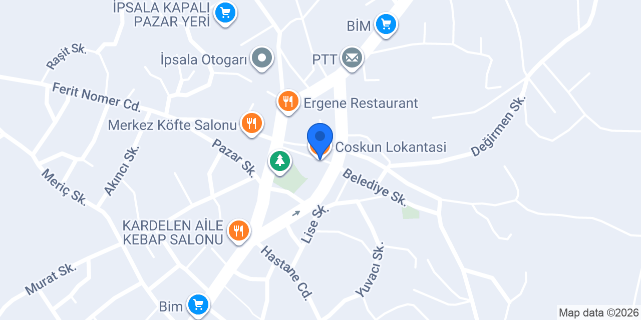 Coskun Lokantasi konumu
