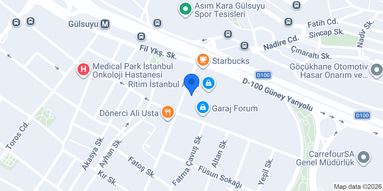 Nezih – Ritim İstanbul konumu