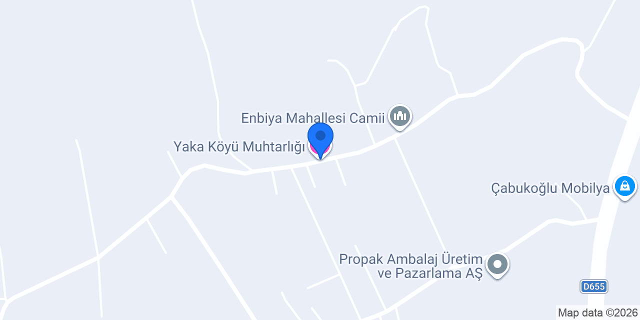 Yaka Köyü Muhtarlığı konumu