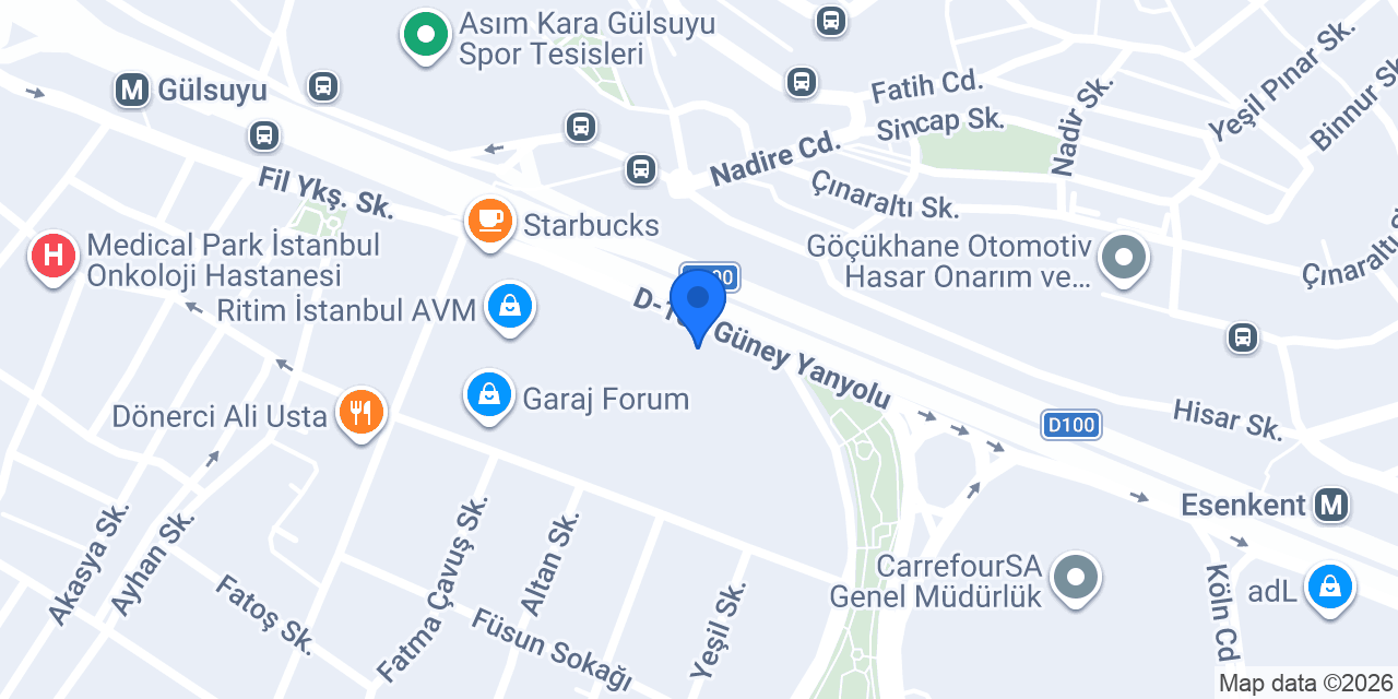 Netiş Group | Depo Raf Sistemleri konumu