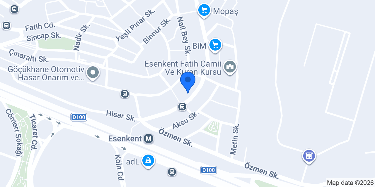 Dekor Perde konumu