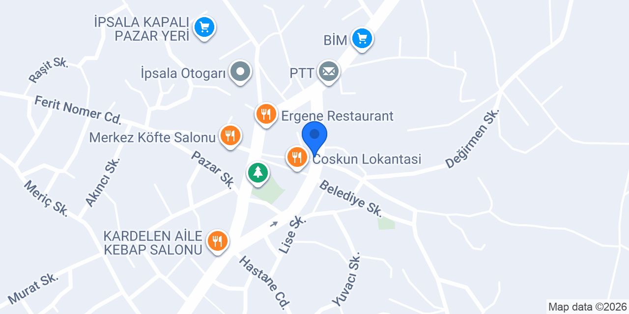 İpsala Erkan Çiçekçilik konumu