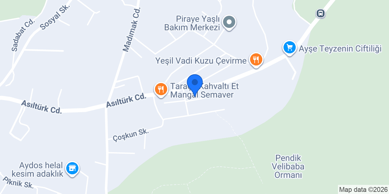 BAYRAKTAR ÇİÇEK konumu